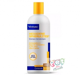 Hexadene Virbac Spherulites Shampoo Dermatológico para Cães e Gatos - 500ml