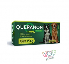 QUERANON - 30 CÁPSULAS - 1 CAPSULA PARA ATÉ 15KG