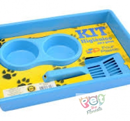 KIT HIGIÊNICO PARA GATOS FOUR PLASTIC