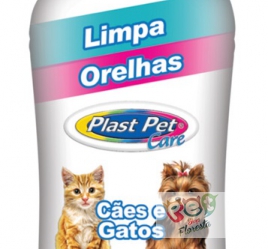 LIMPA ORELHAS EM GEL PLAST PET CARE 2 EM 1 - 500ml