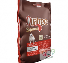 QUATREE SUPREME DERMATO CORDEIRO/SALMÃO CÃES ADULTOS15KG 