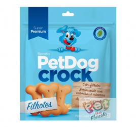 Biscoito Pet Dog Crock Filhotes 250g