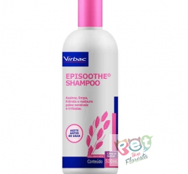 Episoothe - Shampoo Virbac  para Peles Sensíveis e Irritadas 500ML
