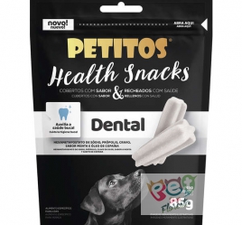 Petisco Snacks Petitos Health Dental Sabor Menta para Cães