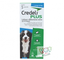CREDELI PLUS PARA CÃES DE 22 A 45KG - 1 COMPRIMIDO