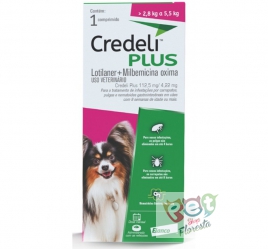 CREDELI PLUS PARA CÃES DE 2,8 A 5,5KG - 1 COMPRIMIDO