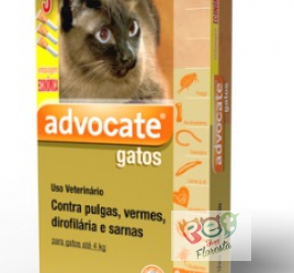 ADVOCATE GATOS 0,4 ML - ATÉ 4 KG COM 3 PIPETAS