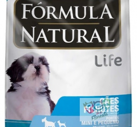 FORMULA NATURAL LIFE CÃES FILHOTES ATÉ 12 MESES PORTE MINI / PEQUENO 15 KG