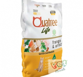 QUATREE LIFE GATOS CASTRADOS FRANGO/ARROZ 10.1KG