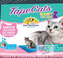 TAPETE HIGIÊNICO COLETOR DE AREIA PARA GATOS - TAPECATS - BABY CAT MAT