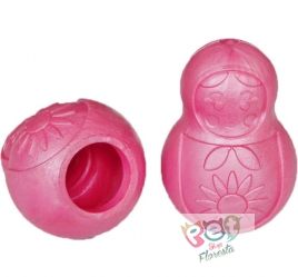 Brinquedo Mordedor Pet Games Bonequinha Rosa - P