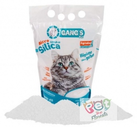 AREIA MICRO SILICA GANGS PET 1,6 KG - HIGIENE PARA GATOS