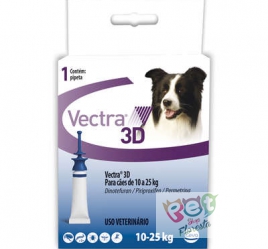 Antipulgas e Carrapatos Ceva Vectra 3D - para Cães de 10 a 25 Kg